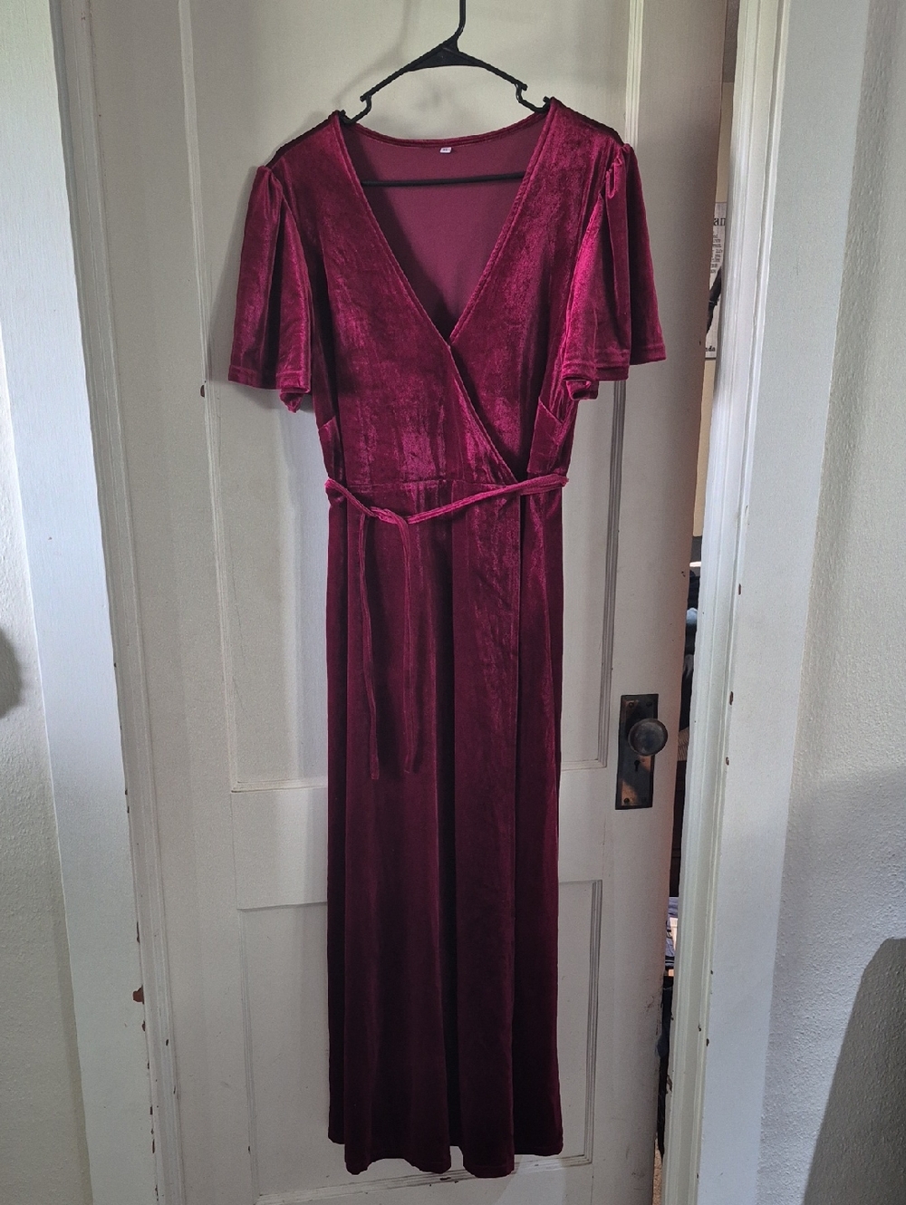 Velvet Wrap Dress